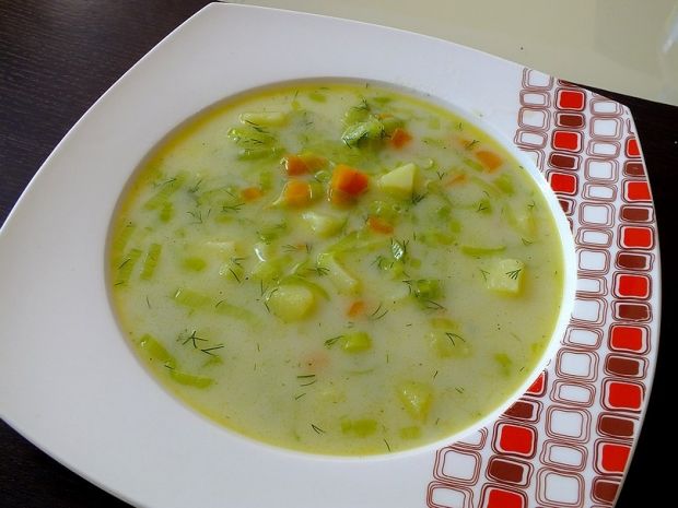 Zupa z pora (bezmięsna) 