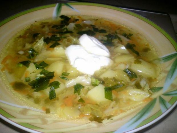 Zupa z włoskiej kapusty