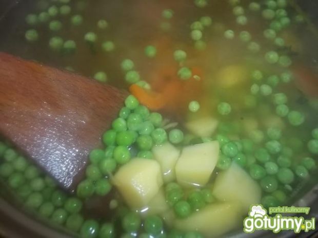 Zupa z zielonego groszku 2