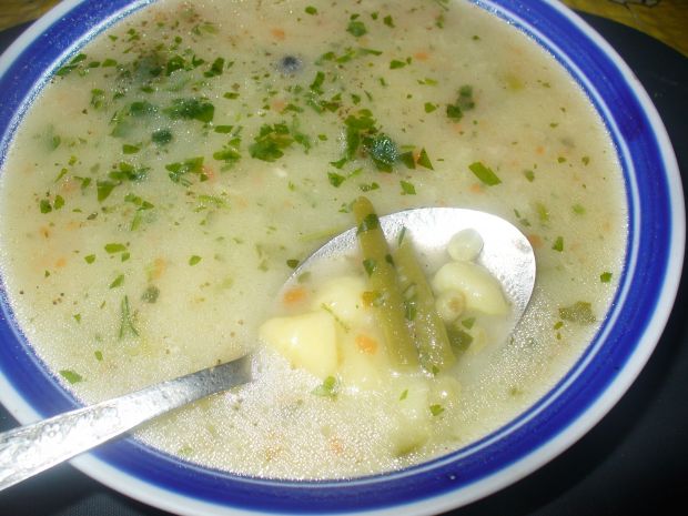 Zupa z ziemniakami i fasolką szparagową