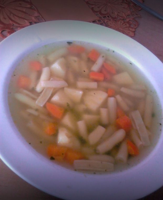 Zupa z żółtej fasolki szparagowej