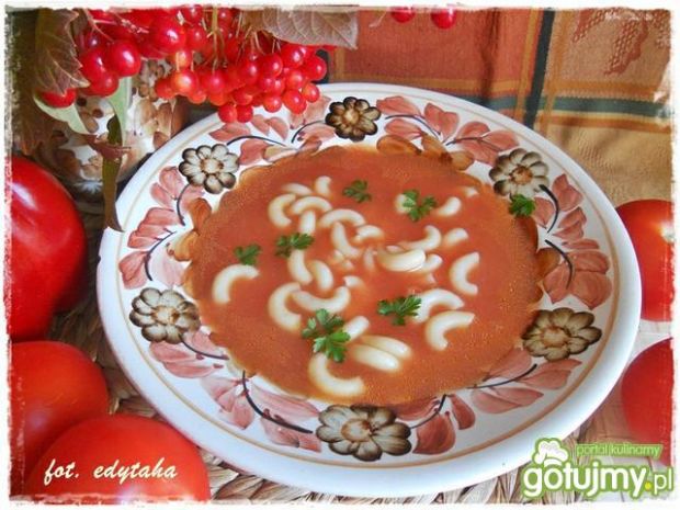 Zupa ze świeżych pomidorów Edyty