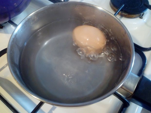 Zupka jarzynowa z jajkiem