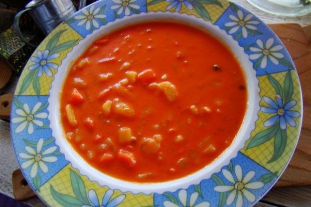 Zupka ziemniaczano pomidorowa