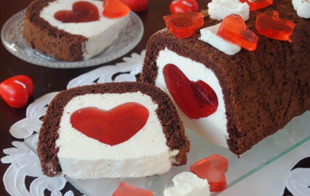 Walentynkowe ciasto