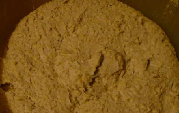 Chleb bezglutenowy ryżowo - gryczany z polentą