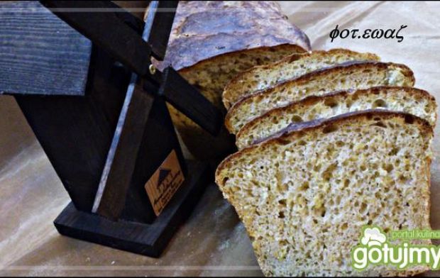 Chleb pszenny z płatkami kukurydzianymi 