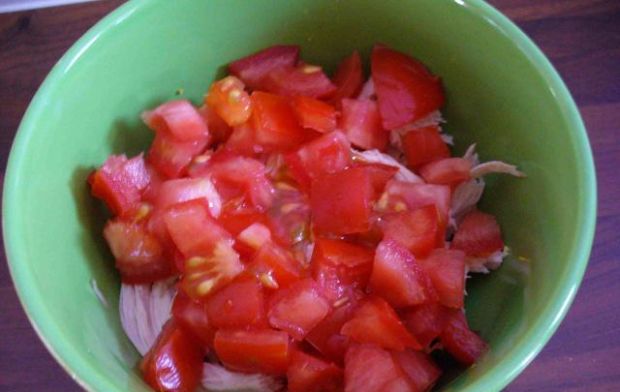 Chłodnik pomidorowy z jajkiem 