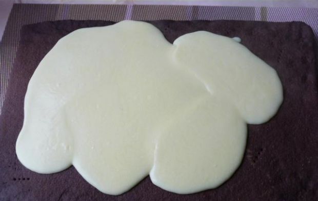 Ciasto przekładane gotowanym serem