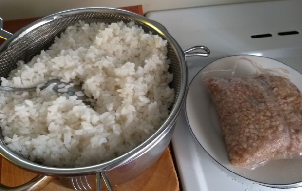Gołąbki z kaszą gryczaną i ryżem