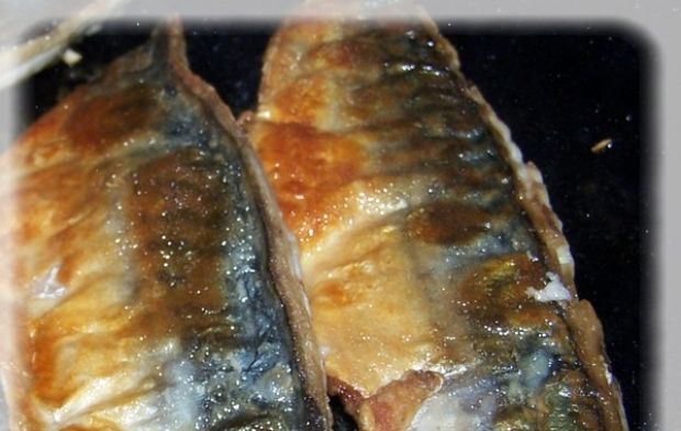 Makrela pieczona na dyni i papryce