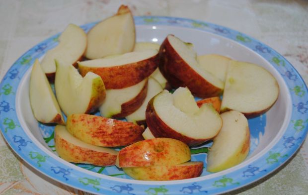 Pieczony schab z jabłkami