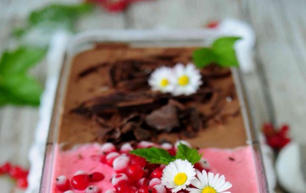 Porzeczkowo- czekoladowe lody