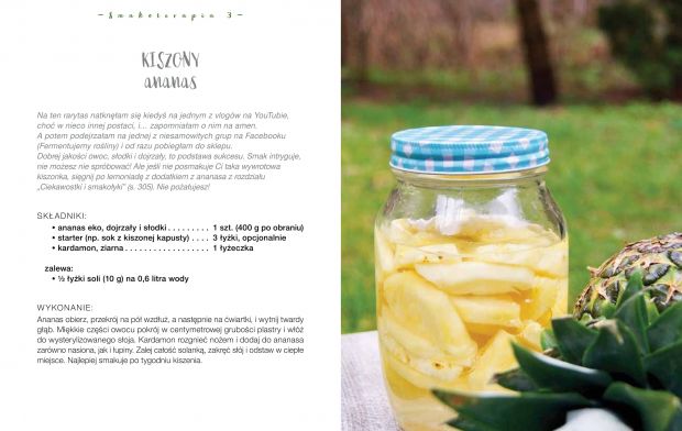 Kiszony ananas - przepis z książki Smakoterapia