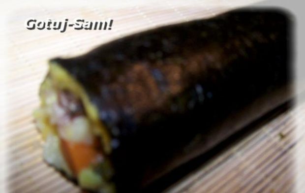 Roladki z kaszy a la sushi