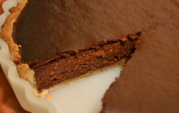 Tarta dyniowo - czekoladowa z imbirem 
