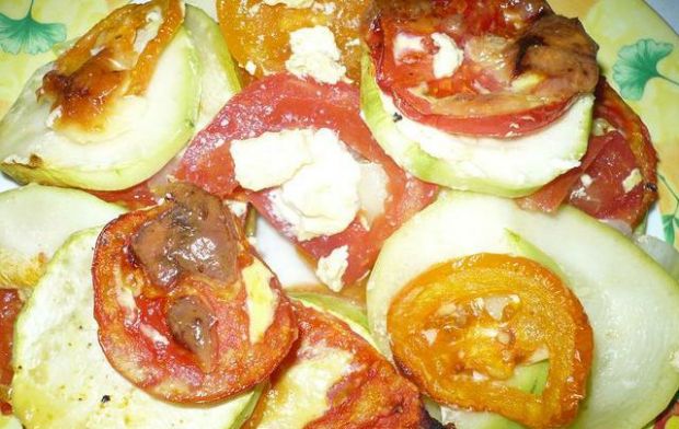 Zapiekanka z cukinii i pomidorów